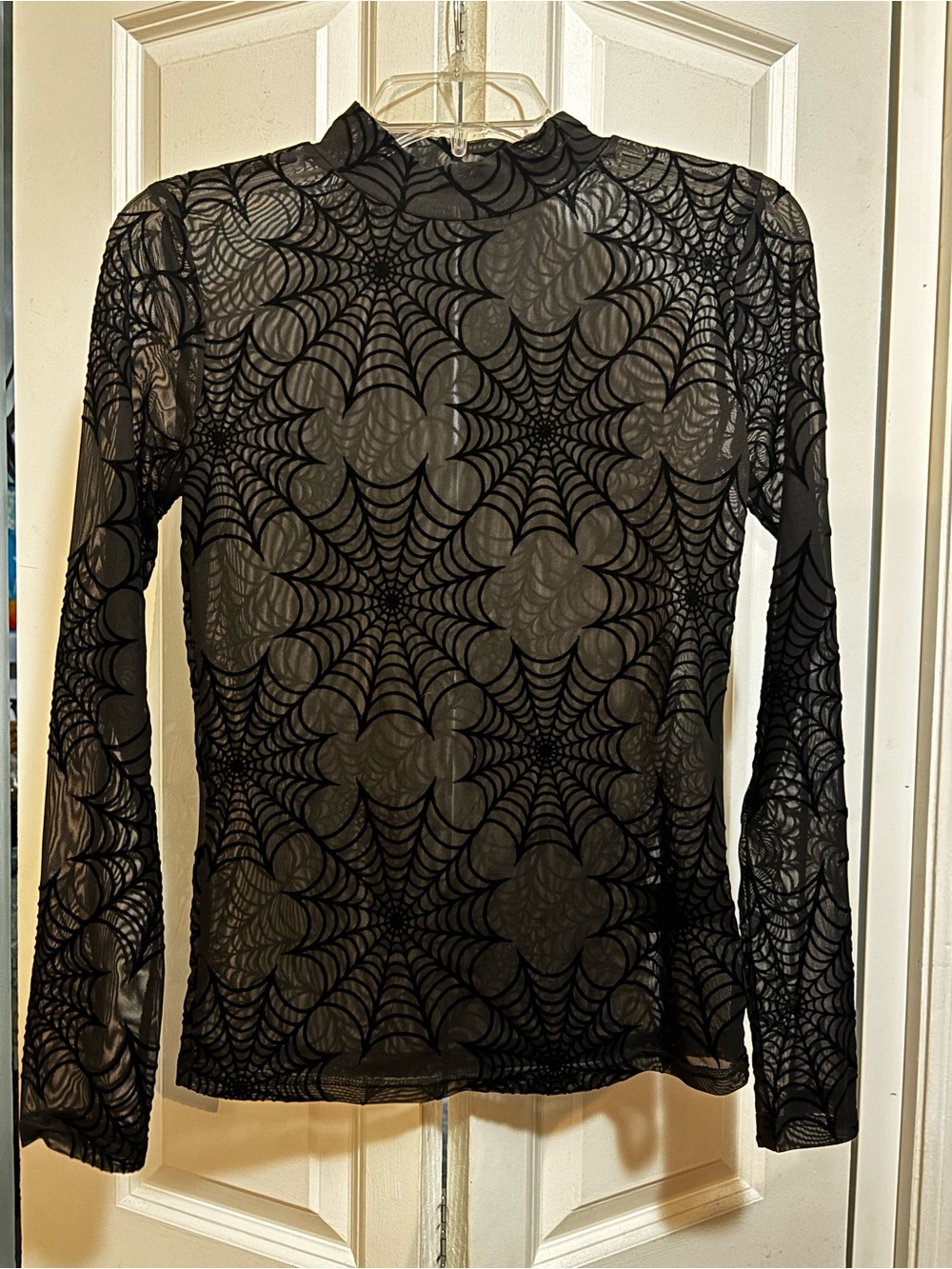 Kreepsville mesh spiderweb top